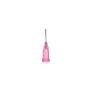 OK International Pink Needle Nozzle Dispensing Tip, 20 Gauge