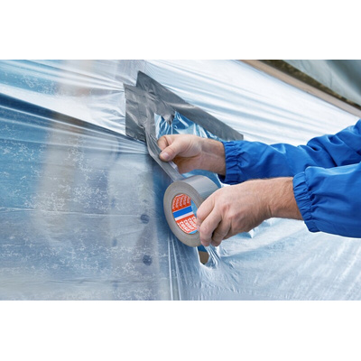 Tesa 4615 Duct Tape, 50m x 50mm, Silver, PE Coated Finish