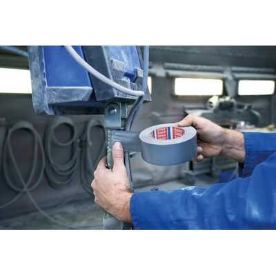 Tesa 4615 Duct Tape, 50m x 50mm, Silver, PE Coated Finish