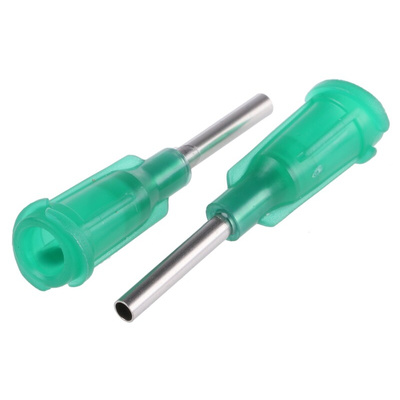 Kahnetics Green Straight Dispensing Tip, 14 Gauge