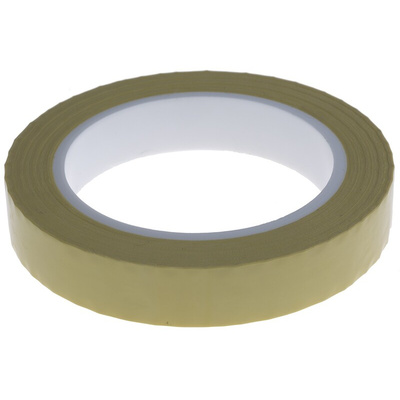 RS PRO AT4004 Yellow Polyester Film Electrical Tape, 19mm x 66m