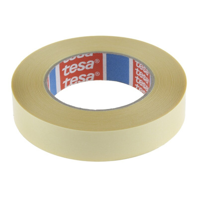 Tesa tesa fix Series 64621 White Double Sided Plastic Tape, 0.09mm Thick, 15 N/cm, PP Backing, 25mm x 50m