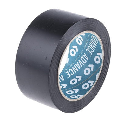 Advance Tapes AT7 Black PVC Electrical Tape, 50mm x 33m