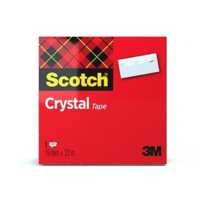 3M 600 Clear Office Tape 19mm x 33m