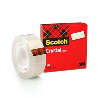 3M 600 Clear Office Tape 19mm x 33m