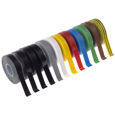 Advance Tapes AT7 Assorted PVC Electrical Tape, 12mm x 20m
