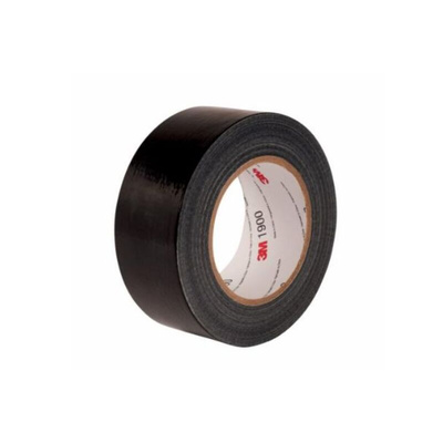 3M VALUE DUCT 1900 Scotch 1900 Duct Tape, 50m x 50mm, Black