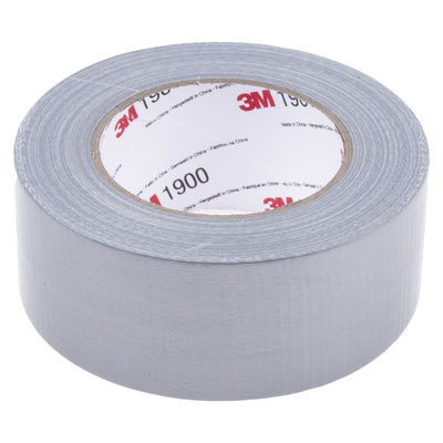 3M VALUE DUCT 1900 Scotch 1900 Duct Tape, 50m x 50mm, Silver