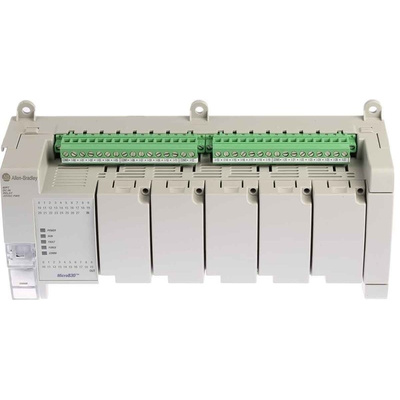 Allen Bradley Micro830 PLC CPU - 28 Inputs, 20 Outputs, ModBus Networking, Operating Panel Interface