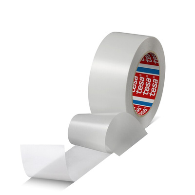 Tesa 51206 51206 Duct Tape, 33m x 50mm, Translucent, High-slip PE Finish
