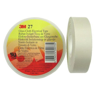 3M Scotch 27 White Electrical Tape, 19mm x 20m