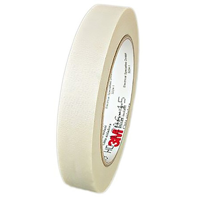 3M Scotch 69 Cloth Tape, 33m x 12mm, White, Glass Finish
