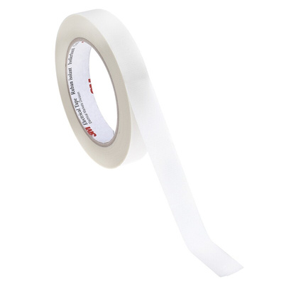 3M Scotch 69 Cloth Tape, 33m x 30mm, White, Glass Finish