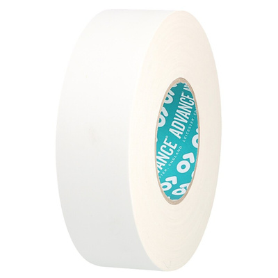 Advance Tapes AT160 Cloth Tape, 50m x 25mm, White, Matt Finish