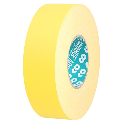 Advance Tapes AT160 Cloth Tape, 50m x 50mm, Yellow, Matt Finish