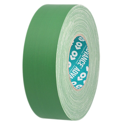 Advance Tapes AT160 Cloth Tape, 50m x 12mm, Green, Matt Finish