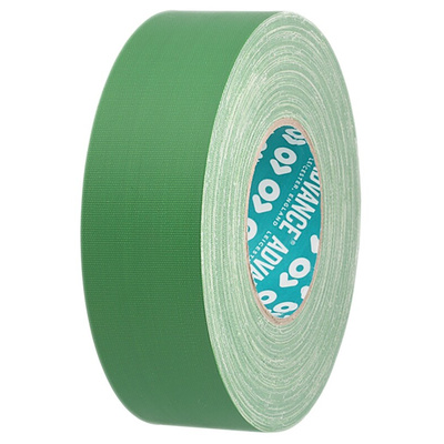 Advance Tapes AT160 Cloth Tape, 50m x 19mm, Green, Matt Finish