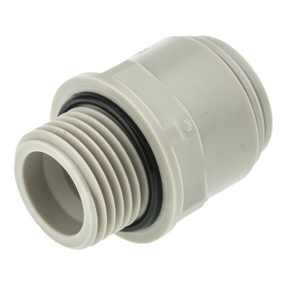 JG Speedfit Straight Adapter PVC Pipe Fitting, 15mm