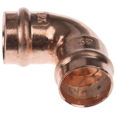 Copper Pipe Fitting, Solder 90° Elbow for 15mm pipe