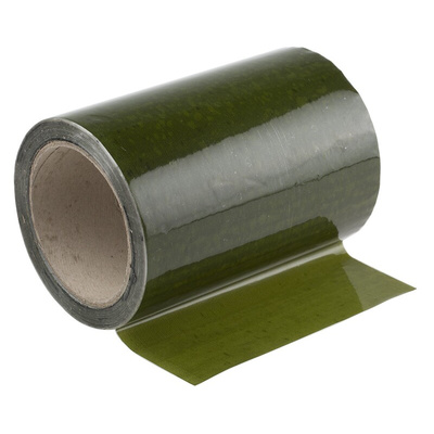 RS PRO Green PP, Vinyl Pipe Marking Tape, Dim. W 150mm x L 33m