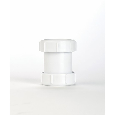 RS PRO Straight Coupler PVC Pipe Fitting, 40mm