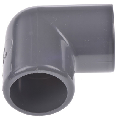 Georg Fischer 90° Elbow PVC Pipe Fitting, 1/2in