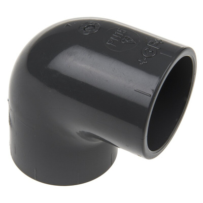 Georg Fischer 90° Elbow PVC Pipe Fitting, 3/4in