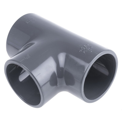 Georg Fischer 90° Equal Tee PVC Pipe Fitting, 2in