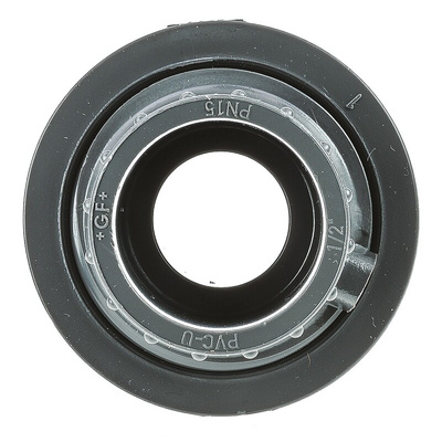 Georg Fischer Straight Union PVC Pipe Fitting, 1/2in