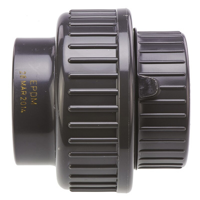Georg Fischer Straight Union PVC Pipe Fitting, 3/4in