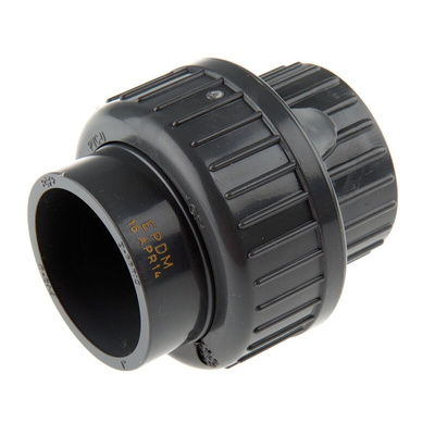 Georg Fischer Straight Union PVC Pipe Fitting, 1in