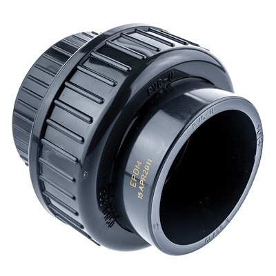 Georg Fischer Straight Union PVC Pipe Fitting, 2in