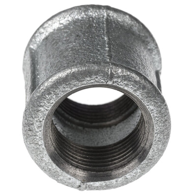 Georg Fischer Galvanised Malleable Iron Fitting Socket, Female BSPP 3/4in to Female BSPP 3/4in