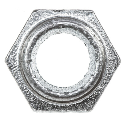 Georg Fischer Galvanised Malleable Iron Fitting Hexagon Nipple, Male BSPT 1in to Male BSPT 1in