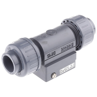 Burkert PVC In-line Flow Sensor Fitting 1/2in Straight Flow Adapter 1 in Rc