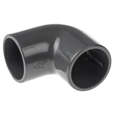 Georg Fischer 90° Elbow PVC Pipe Fitting, 20mm