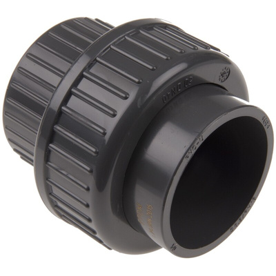 Georg Fischer Straight Union PVC Pipe Fitting, 50mm