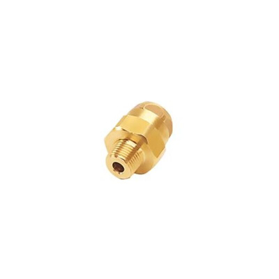 Brass Pipe Fitting, Straight Push Fit Compression Olive, Male BSPT 1/8in BSPT 6mm