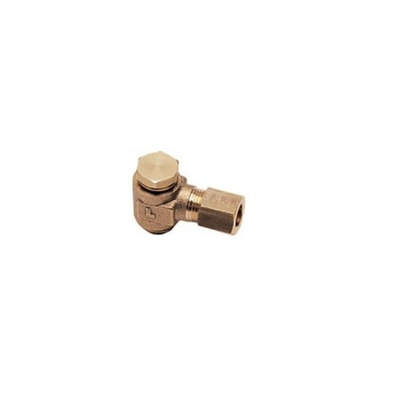 Legris Brass Pipe Fitting, Straight Compression Stud Fitting, Male BSPP 1/4in 6mm