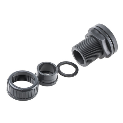 Georg Fischer Straight Tank Adapter PVC Pipe Fitting