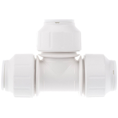 John Guest Tee PVC Pipe Fitting, 15mm