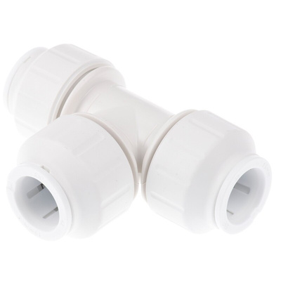 John Guest Tee PVC Pipe Fitting, 15mm