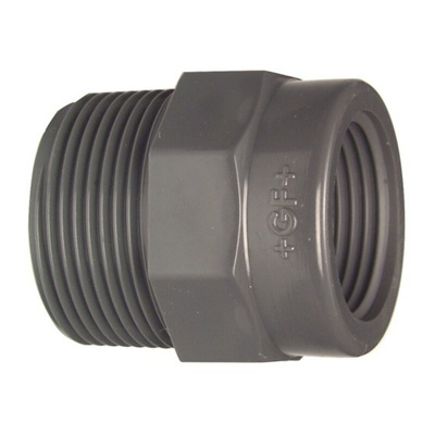 Georg Fischer Straight Reducer PVC Pipe Fitting, 3/4in
