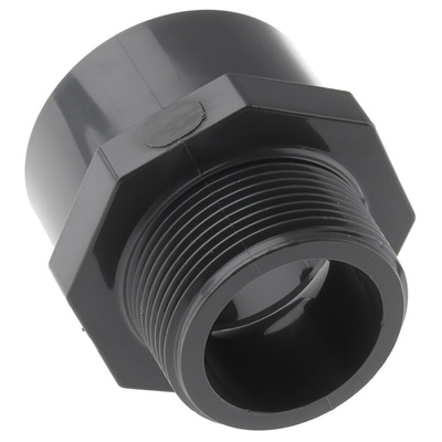 Georg Fischer Straight Adapter PVC Pipe Fitting