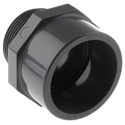 Georg Fischer Straight Adapter PVC Pipe Fitting