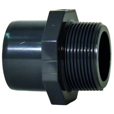 Georg Fischer Straight Adapter PVC Pipe Fitting