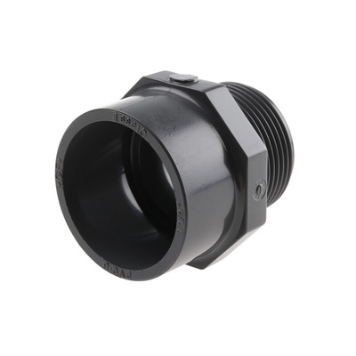 Georg Fischer Straight Adapter PVC Pipe Fitting