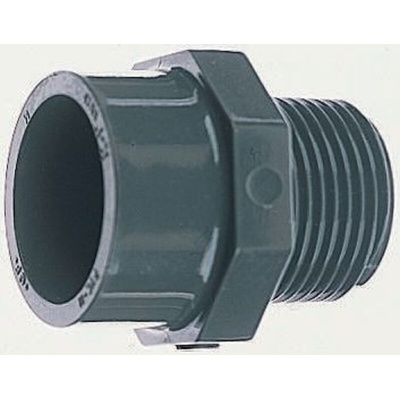 Georg Fischer Straight Adapter PVC Pipe Fitting