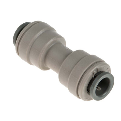 John Guest Acetal Process Fitting 1/4in Straight Connector 1/4 in Push Fit