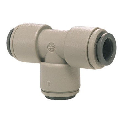John Guest Acetal Process Fitting 1/4in Tee Equal Tee 1/4 in Push Fit